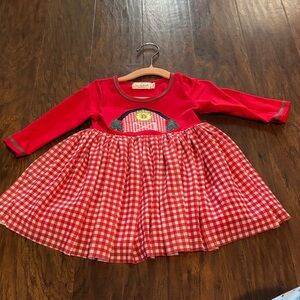 Red Barn Holiday Casual Dress